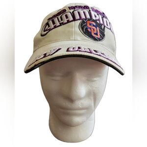 Vtg Syracuse 2003 NCAA Champions Hat New Orleans Hat Cap Sz Small/Medium Fitted
